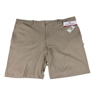 Grand Slam Performance Grand‎ Comfort Golf Shorts Khaki Beige 44 9" Inseam NEW